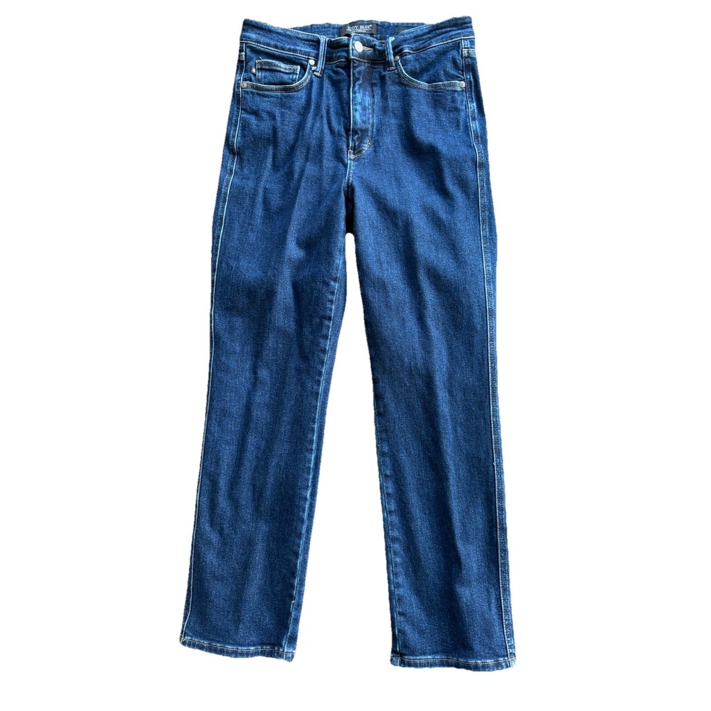 Judy Blue Jeans Straight Fit Womens 11/30 High Rise Medium Wash Denim JB88575